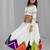 Navratri special kali with gota patti work lehenga & real mirror with patch work blouse for kids