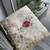 Cream tissue embroidery work saree with work blouse piece