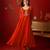 Orange vichitra silk embroidered anarkali kurta set