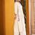 Off white motifs embroidered mirror city silk anarkali