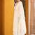 Off white motifs embroidered mirror city silk anarkali