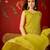 Neon silk chiffon embroidered kurta set