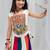 Navratri special multicolor kali with gota patti work lehenga & gamthi patch real mirror work blouse for kids