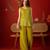 Neon silk chiffon embroidered kurta set
