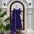 Blue georgette digital printed designer anarkali suit