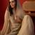 Beige silk chiffon embroidered kurta set.