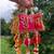 decorative shubh labh cushion gota balls latkan hanging  traditional hanging (pack of 2)