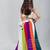 Navratri special multicolor kali with gota patti work lehenga & gamthi patch real mirror work blouse for kids
