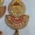 gota patti shubh labh side door hanging for home decoration  diya flower toran room decoration (pack of 2)