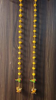handmade parrot small string hanging for home decor  diwali decor wedding festival decor (pack of 26) 1