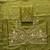 Mahendi Green Tissue embroidery work saree with work blouse piece