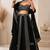 EMBROIDERED SEQUINED LEHENGA CHOLI WITH DUPATTA.