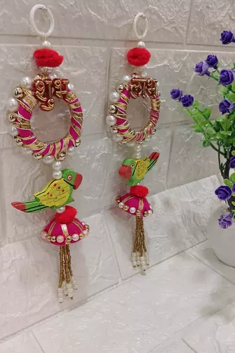 decorative hanging perfect for home decoration  ideal for diwali festivities (pack of-2) 