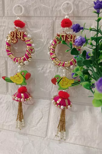 decorative hanging perfect for home decoration  ideal for diwali festivities (pack of-2) 
