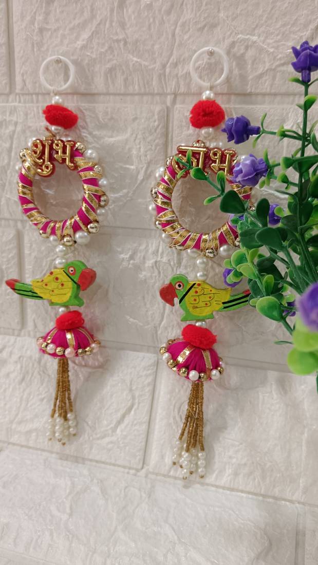 decorative hanging perfect for home decoration  ideal for diwali festivities (pack of-2) 