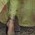 Green & Pink Floral Embroidered Pure Cotton Kurta With Trousers & Dupatta
