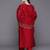 Red Floral Embroidered Sequined Kurta with Trousers & Dupatta
