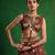 Maroon Digital Printed Georgette Lehenga Set