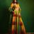 Yellow Green Printed Crepe And Glass Organza Lehenga Set