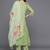 Floral Embroidered Regular Thread Work Pure Cotton Kurta With Trousers & Dupatta