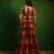 Maroon Digital Printed Crepe And Organza Lehenga Set