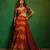 Maroon Digital Printed Crepe And Organza Lehenga Set