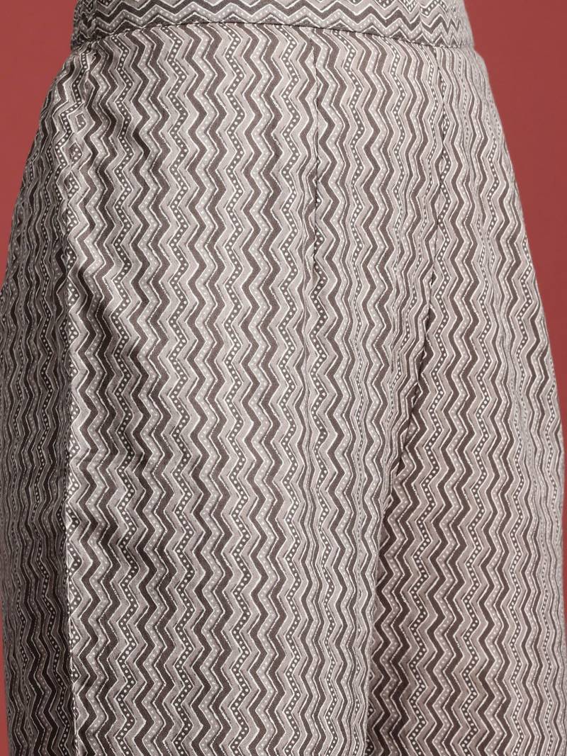 Printed Pure Cotton Kurta with Trousers & With Dupatta