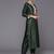 Floral Embroidered Sequinned Liva Kurta with Trousers & With Dupatta