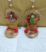 handmade designer door hanging decorative traditional design for home decorations (pack of 2)