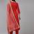 Women Red Floral Embroidered Regular Kurta with Trousers & With Dupatta