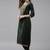 Floral Embroidered Sequinned Liva Kurta With Trousers & Dupatta
