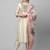 Women Cream-Coloured Floral Yoke Design Regular Thread Work Liva Kurta with Trousers & With Dupatta