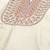 Women Cream-Coloured Floral Yoke Design Regular Thread Work Liva Kurta with Trousers & With Dupatta