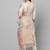 Women Cream-Coloured Floral Yoke Design Regular Thread Work Liva Kurta with Trousers & With Dupatta