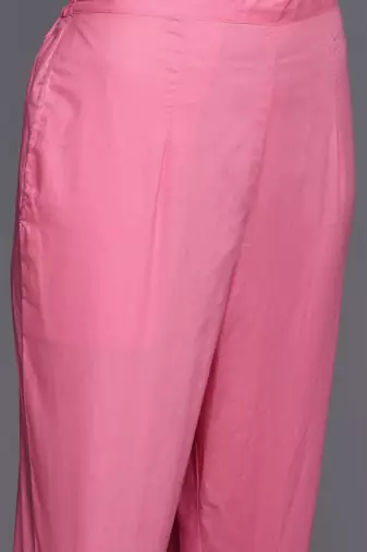 Floral Printed Empire Gotta Patti Pure Cotton Kurta With Trousers