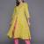 Floral Printed Empire Gotta Patti Pure Cotton Kurta With Trousers