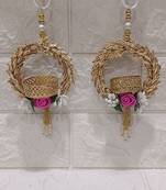 tea light flower small hanging for home decoration hanging decor (pack of 2)