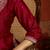 Purple silk blend embroidered readymade suit set
