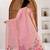 Womens elegant baby pink  cotton silk saree with golden zari border and  pallu with blouse