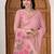 Womens elegant baby pink  cotton silk saree with golden zari border and  pallu with blouse