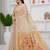 Womens elegant cotton silk saree with golden zari border and paithani inspired pallu with blouse