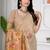 Womens elegant cotton silk saree with golden zari border and paithani inspired pallu with blouse