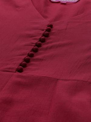 Floral Anarkali Kurta with Palazzos & Dupatta 2