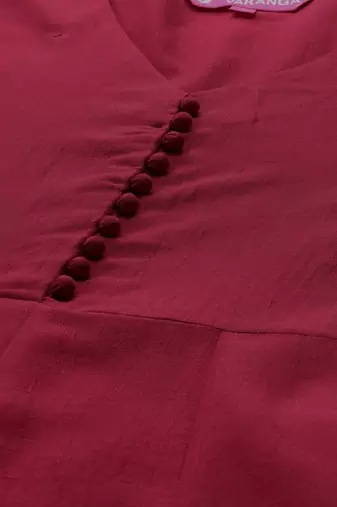 Floral Anarkali Kurta with Palazzos & Dupatta