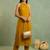 Women Ethnic Motifs Embroidered Regular Thread Work Silk Georgette Kurta with Trousers
