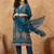 Women Ethnic Motifs Printed Regular Gotta Patti Kurta with Trousers & Dupatta
