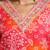 Bandhani Printed V-Neck Thread Work Kurta With Trousers & Dupatta