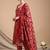 Women Floral Printed Regular Chikankari Kurta with Trousers & With Dupatta