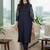 Women Ethnic Motifs Embroidered Panelled Thread Work Kurta with Trousers