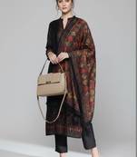 Women Regular Chanderi Silk Kurta with Trousers & With Dupatta